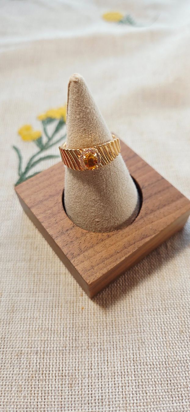 Anelli: NEW - S925 Citrine Ring (Adjustable) – Nuovo (secondo la descrizione) da Zürich venduto da cin_wcf6 1