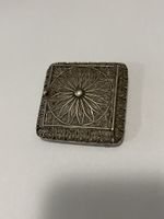 Antike Filigran-Dose / Anhänger aus 800 Silber
