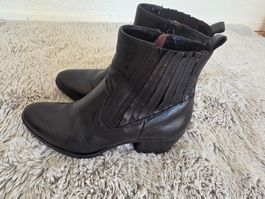 Stiefeletten 1847 by Walder Gr. 38 Leder sehr guter Zus...