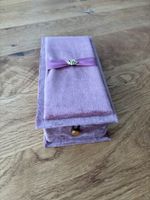 Schmuckschatulle Samt Rosa Geschenkbox Aufbewahrung neuwerti