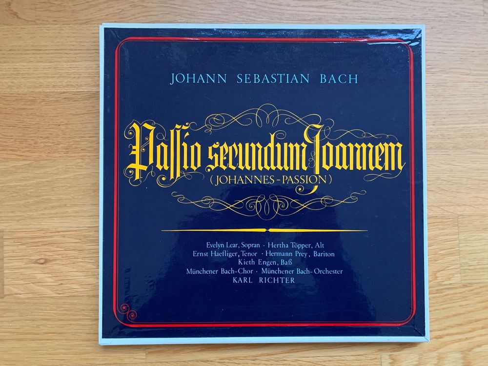 JohannesPassion von Johannes Sebastian Bach Kaufen auf Ricardo