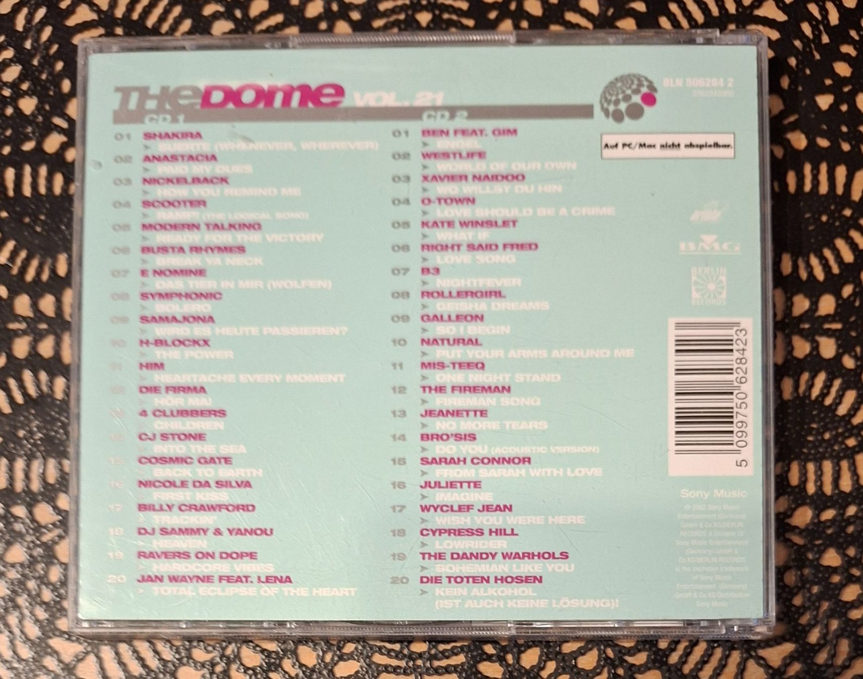 CD: The Dome Vol. 21, Doppel-CD 2002, Hit Compilation, Sampler – Usato da Amriswil venduto da Celini3 1