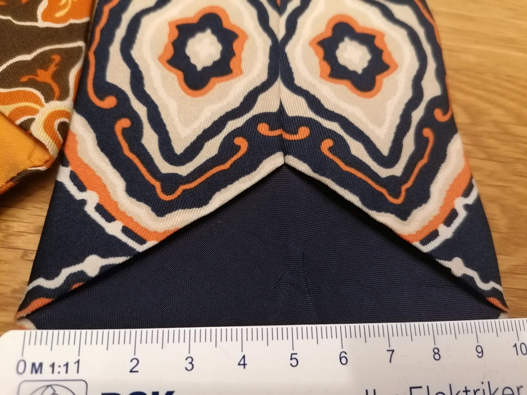 Cravatte: Excelsior Krawatte, Terital Polyester - 2 Stk.- Nr.325 – Usato da Basel venduto da vintagecollector 4