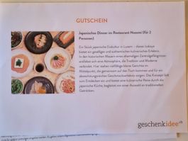 Japanisches Essen im Nozomi Luzern (Essen und Getränke ink.)