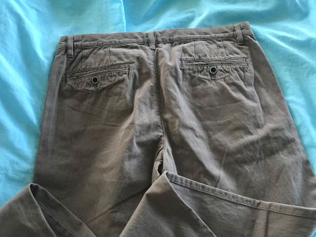 Graue Herren Chino Hose, Regular Fit, Grösse 50/34, neu