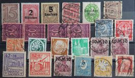 Deutsches Reich Lot mit alten Werten XXI