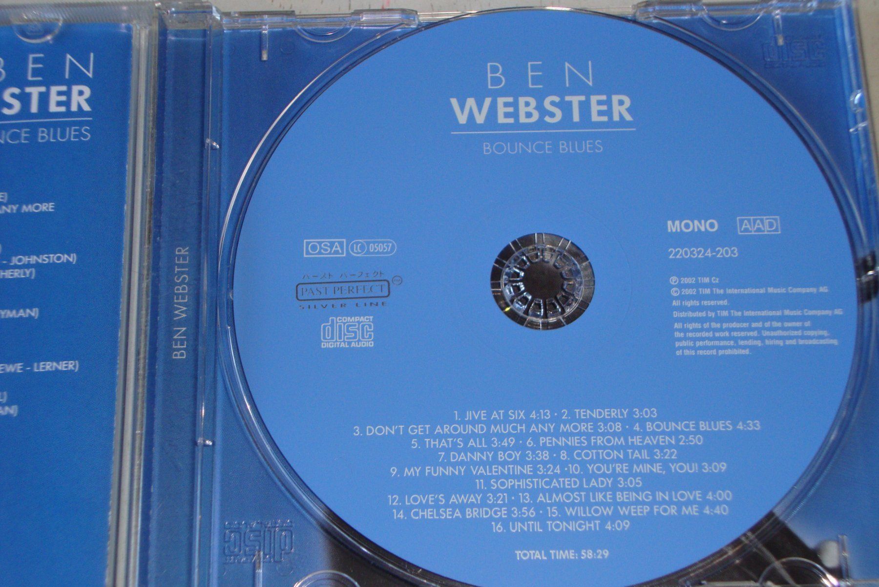CD: Harry "Sweets" Edison, Ben Webster, Herb Ellis, Ray Brown, – Usato da Unterbäch venduto da gond 4