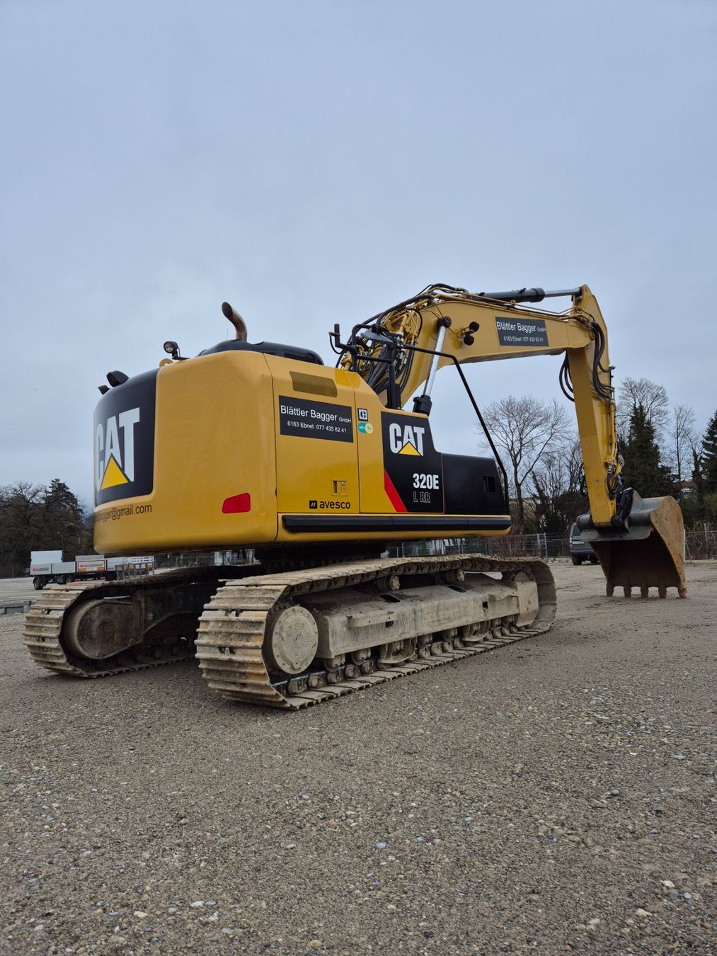 Caterpillar Bagger: Bagger, Caterpillar 320 E LRR – Gebraucht aus Ebnet von Digger17 1