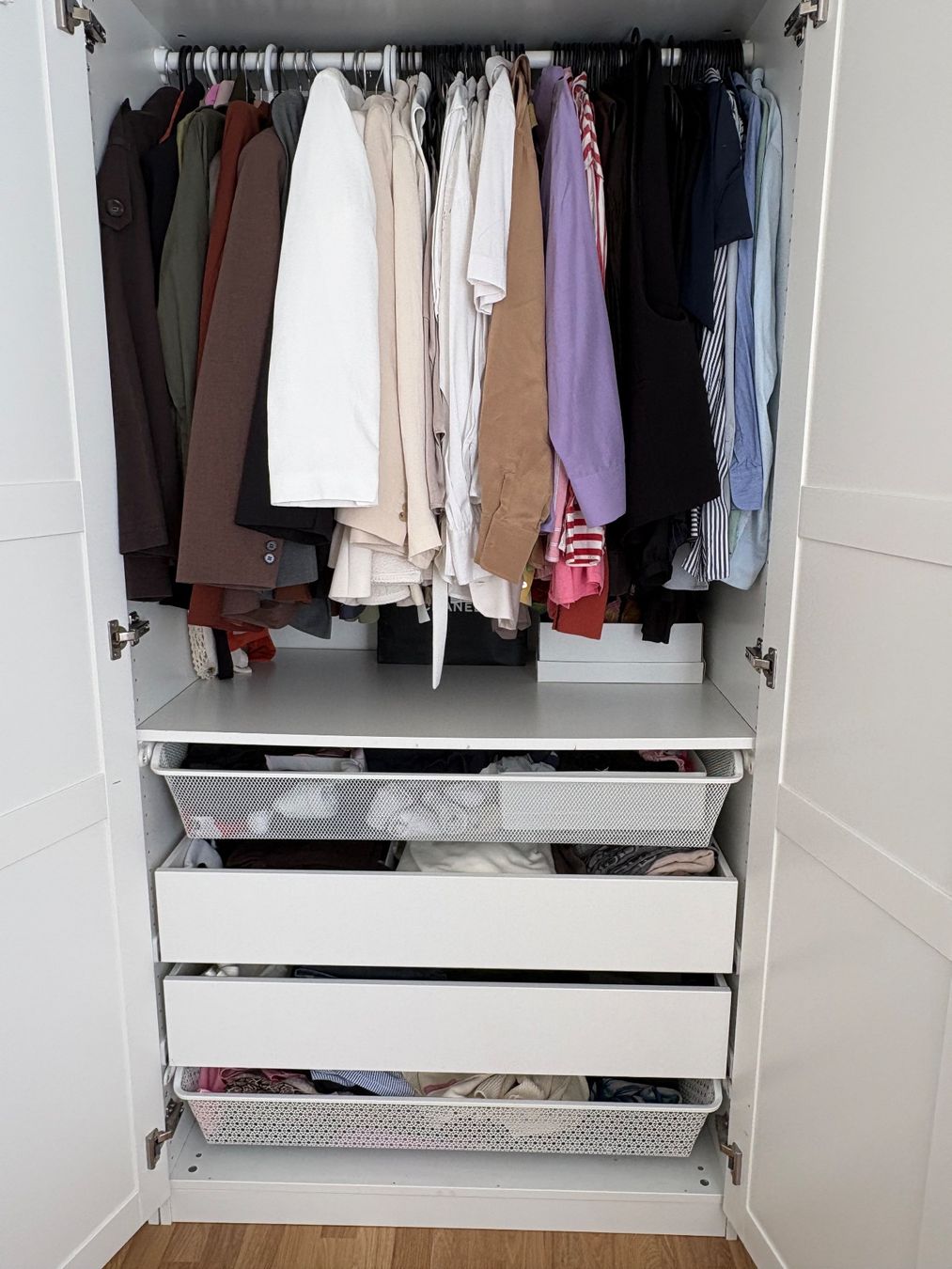 Ikea Garderobe: Wardrobe white 3 doors good condition – Gebraucht aus Thalwil von ste_jwm7 2