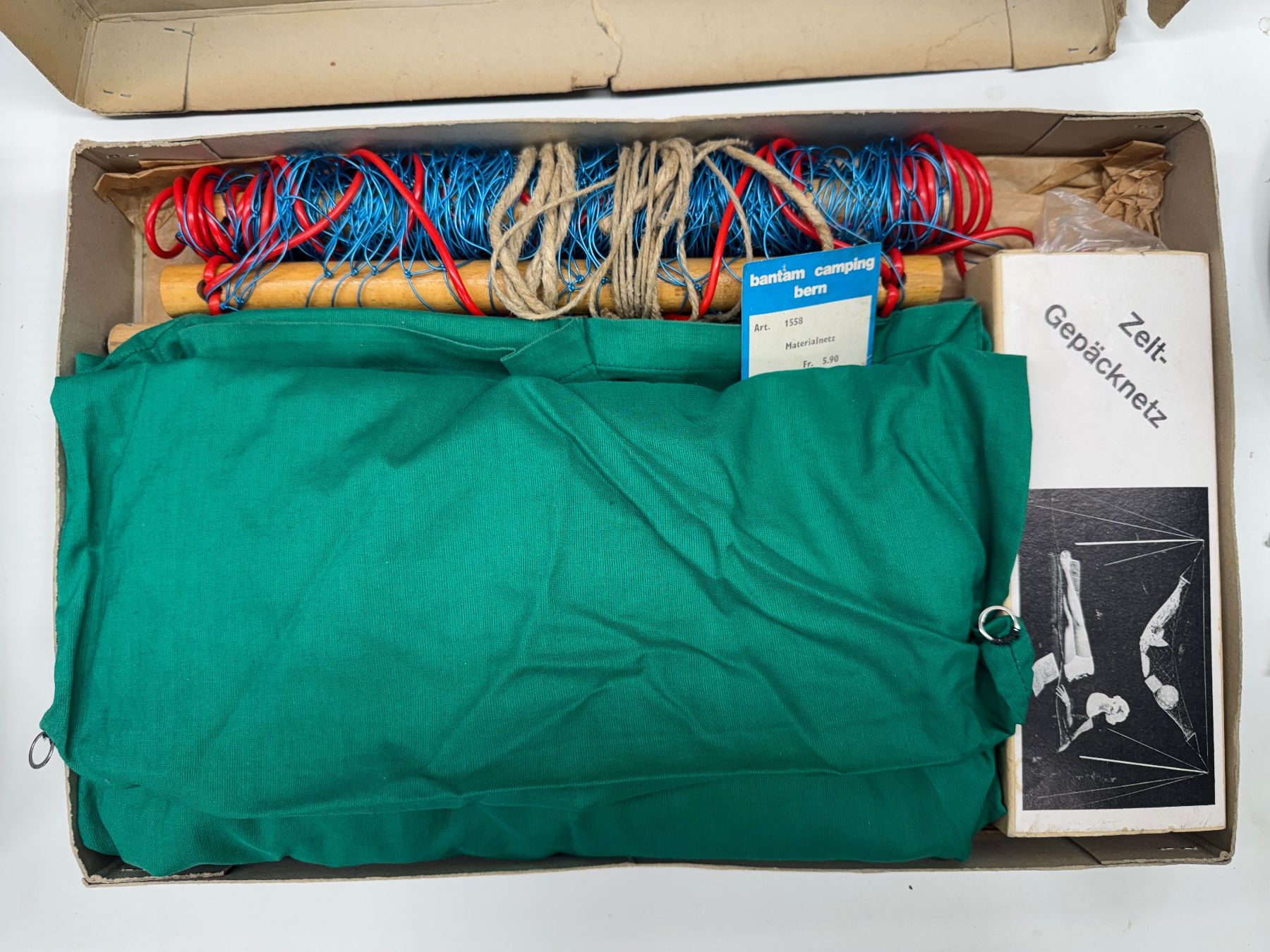 Altri accessori per camping: Vintage Campingartikel Gepäcknetz und ....... – Usato da Lostorf venduto da Peschmi10 9
