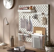 IKEA SKÅDIS Lochplatten-System inkl. Zubehör