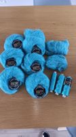 Lot Laine Turquoise BOUTON D'OR 400g 47% kid mohair