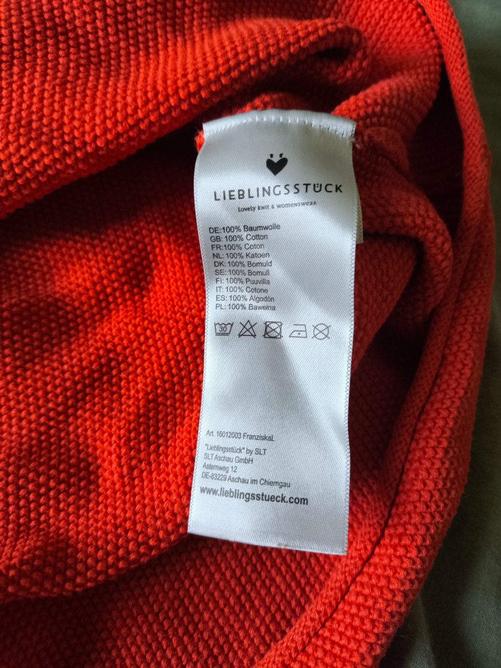 Lieblingsstück Maglioni & Felpe: Lieblingsstück Pullover in rot – Usato da Rorbas venduto da helik0 4