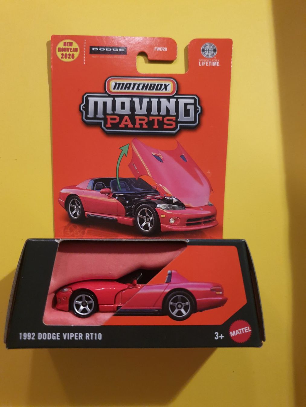 Matchbox Modellautos: Matchbox 1992 DODGE VIPER RT10 – Neu und originalverpackt aus Oftringen von Rotor 2