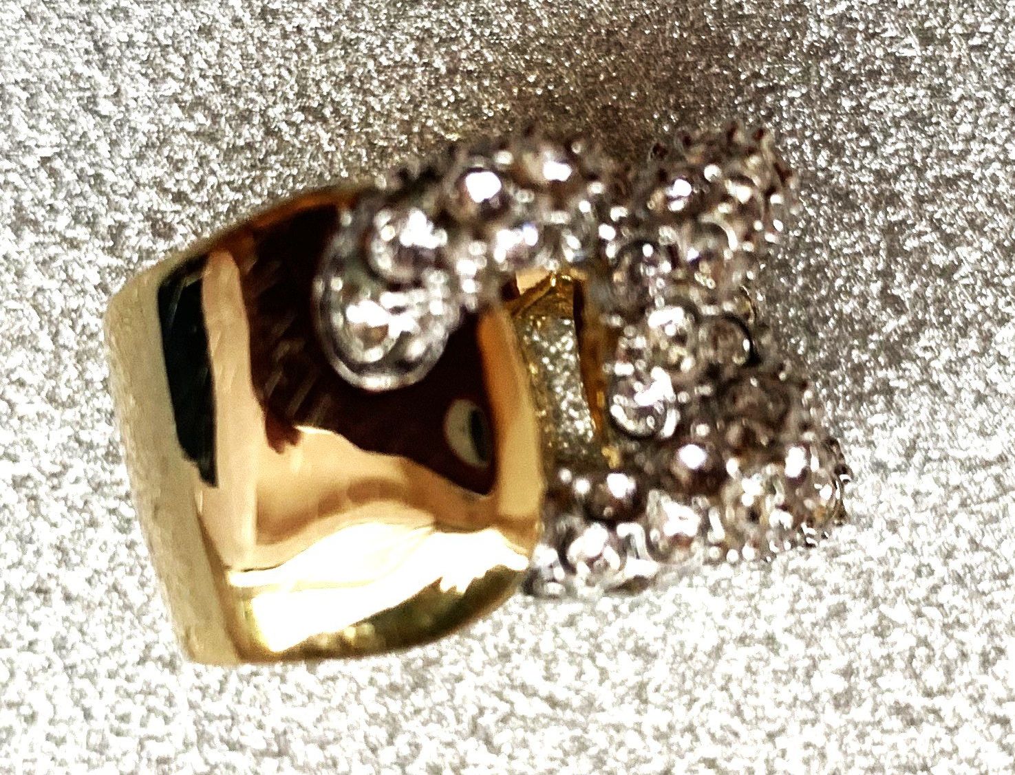 Ringe: ✨✨ ** Statement-Ring Zirkonia/vergoldet ** – Gebraucht aus Starrkirch-Wil von Evelyne222 1