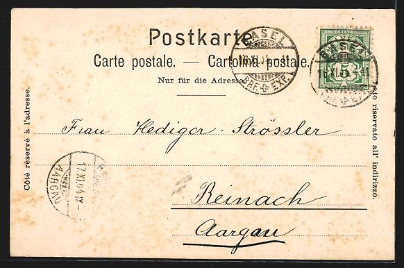 Cartoline postali: Basel, Steinenring mit Restaurant und Ki – Usato da Berlin venduto da bartko-reher 1