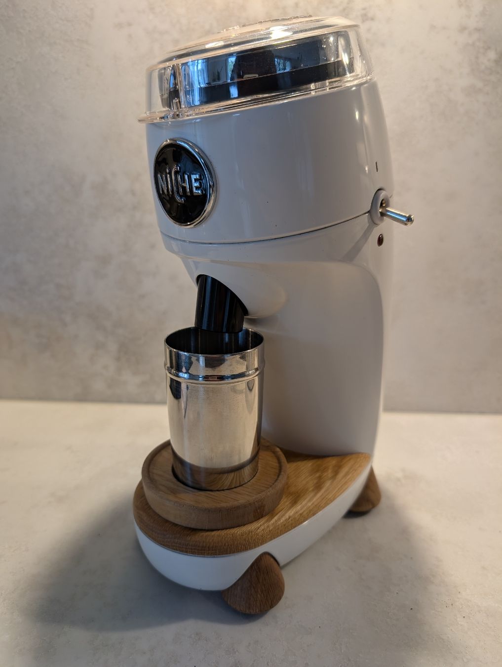 Macchine per caffè & Macchine per espresso: Niche Zero weiss Single-Dosing-Mühle – Usato da Münchenstein venduto da -.MKMX.-