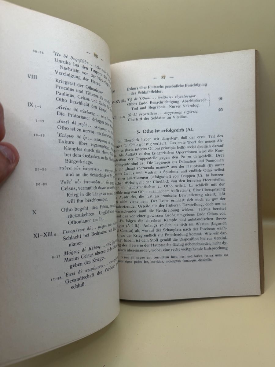 Bücher: Paul Ammann Tacitus Kaiser Otho Dissertation Bern 1931 – Gebraucht aus Genève von sho_67qj 6