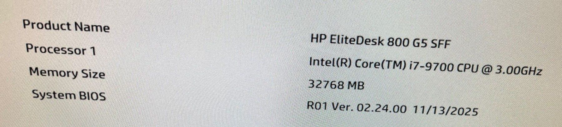 PC: HP Elitedesk 800 G5 i7 SFF – Usato da Hallwil venduto da Fustcomputer 2