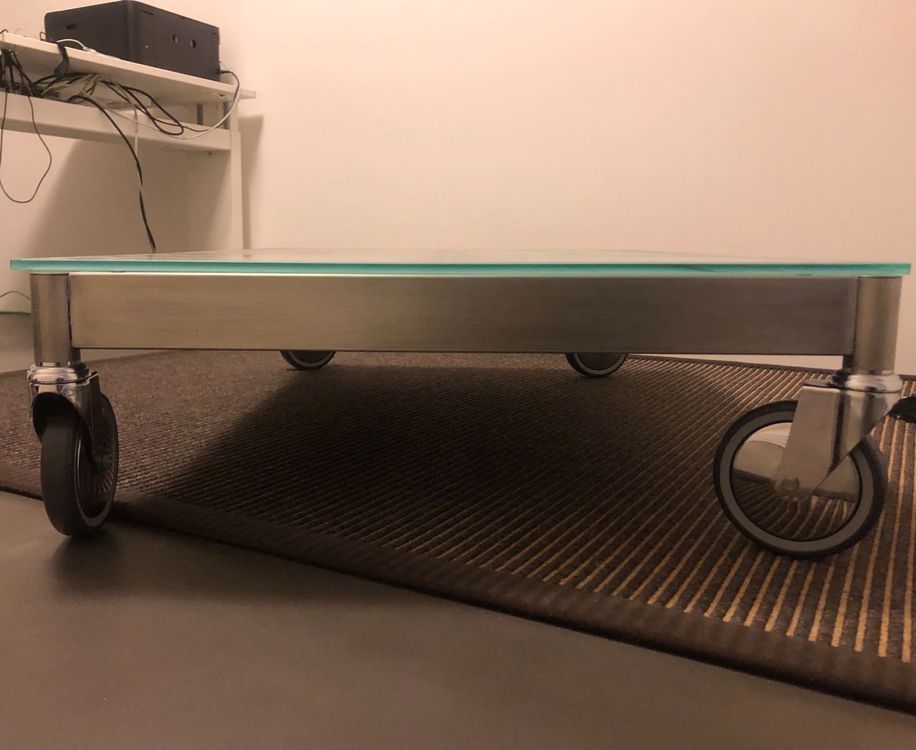 Designer Glastisch auf Rollen Kaufen auf Ricardo