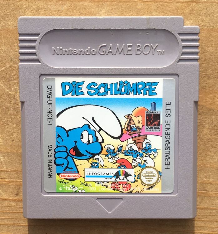 Die Schlumpfe / Les Schtroumpfs - Notice Seule Pour Game Boy / GBA