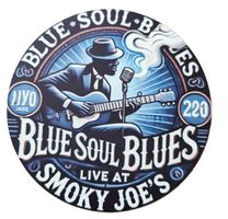 SOUL BLUES - Blechschild  (neu/OVP)