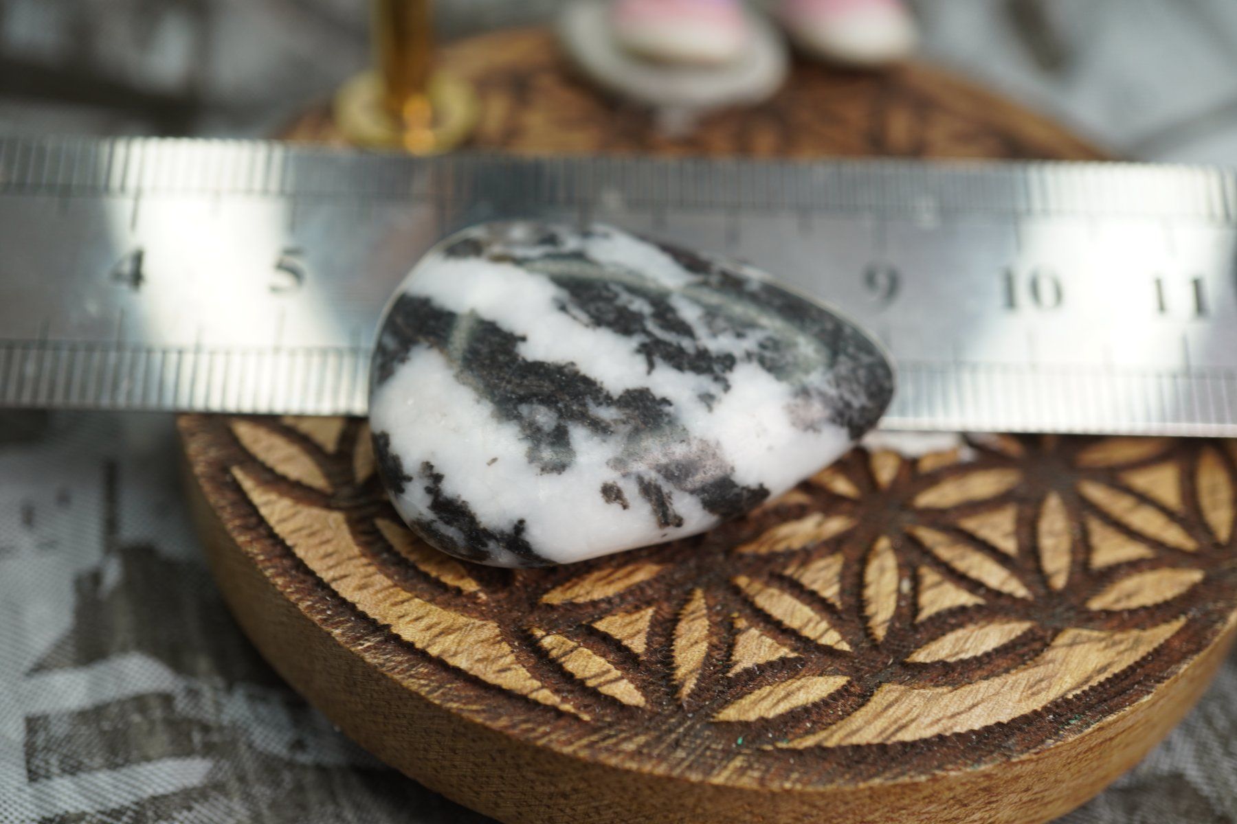 Mineralien & Heilsteine: Zebra Stone   Scheibenstein      ab 1.-    Aus  Räumung – Neu und originalverpackt aus Eschenbach SG von topstone 4
