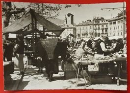 Locarno 1949 - Piazza Grande,  Mercato