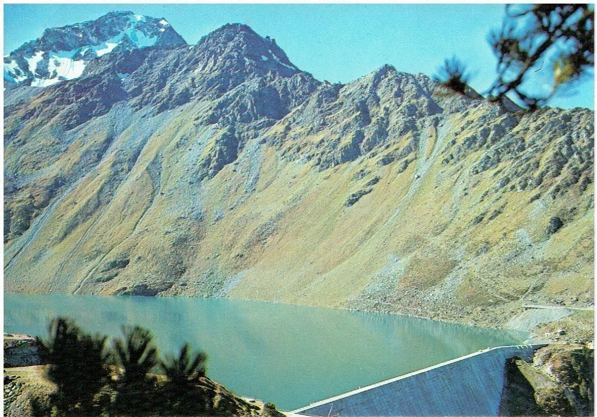Cartoline postali: La barrage de Cleuson – Usato da Flims - Dorf venduto da Stagediver