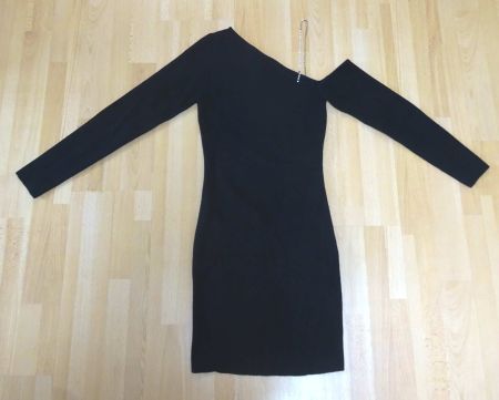 Asos - Neues Strickkleid mit Strass-Träger - schwarz - Gr.40