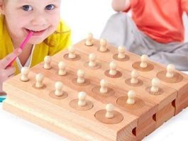 HOLZ SORTIERSPIEL - LERNSPIEL - LOGIKSPIEL - KINDER SPIEL
