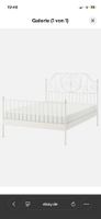Weißes IKEA Bett inkl. Matratze (140x200cm) zu verschenken