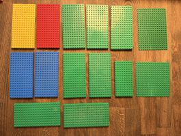 Lego Grundplatten, diverse Farben & Grössen,m