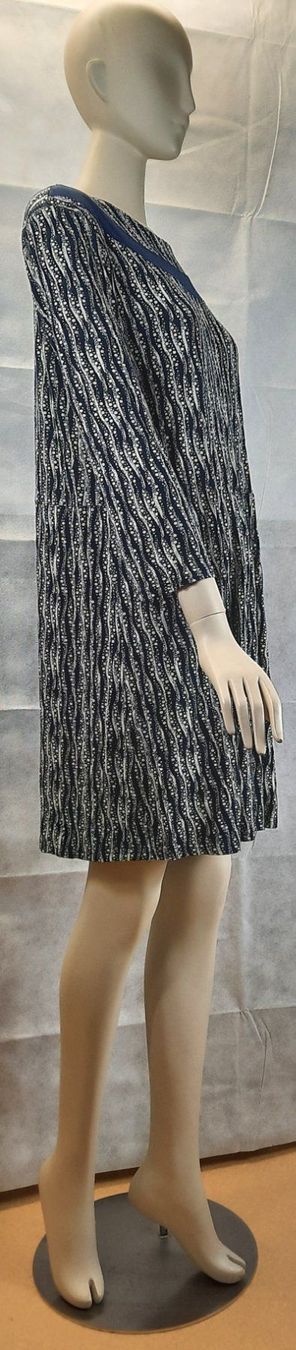 Kleider: Midikleid Tunika elegant lang dunkelblau Gr. 44 – Gebraucht aus Seuzach von VT-Collections1 5