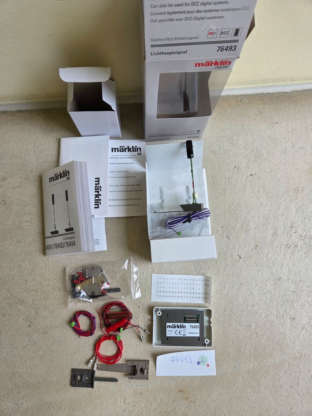 Märklin Modellini di ferrovie: Märklin Lichthauptsignal 76493 – Usato da Udligenswil venduto da Giordi3 1