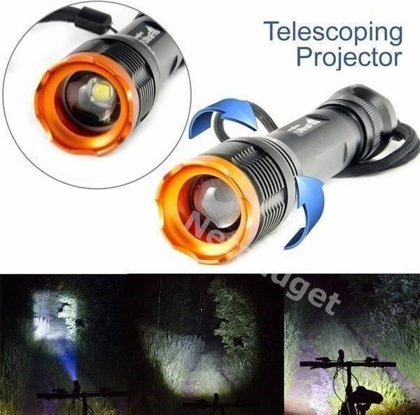 Lampade: Flashlight 5 Modes 1800lm 10W XML-T6 Cree – Nuovo e nell'imballaggio originale da Yverdon-les-Bains venduto da Netgadget_SARL 1