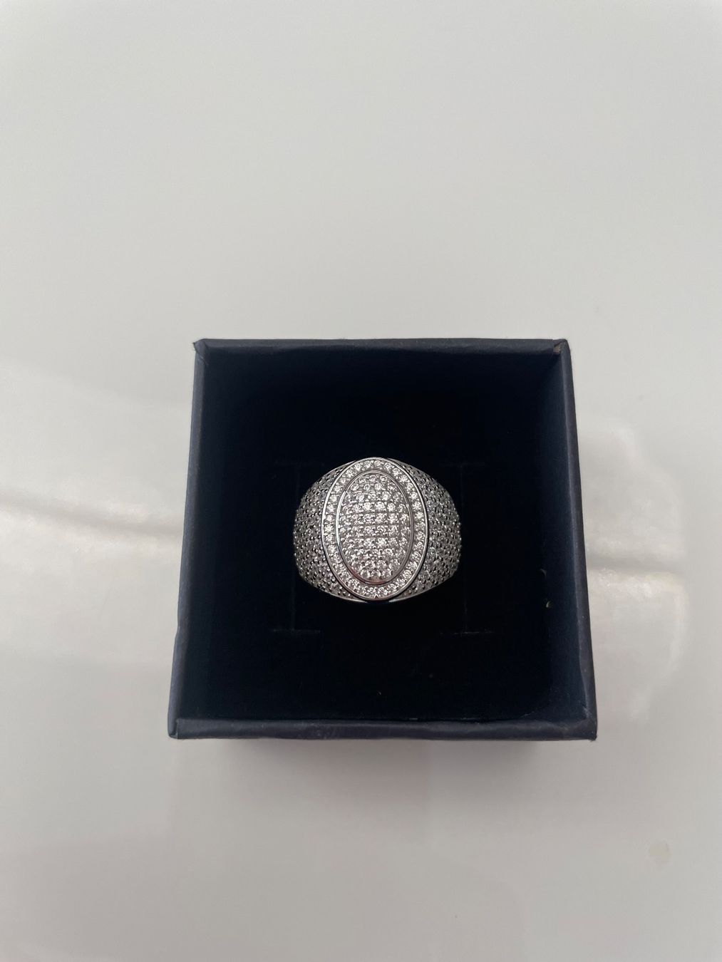 Anelli: Bague Argent S925 Moissanite Silver Ring 6 52 – Nuovo e nell'imballaggio originale da Bottens venduto da 2Lens 2