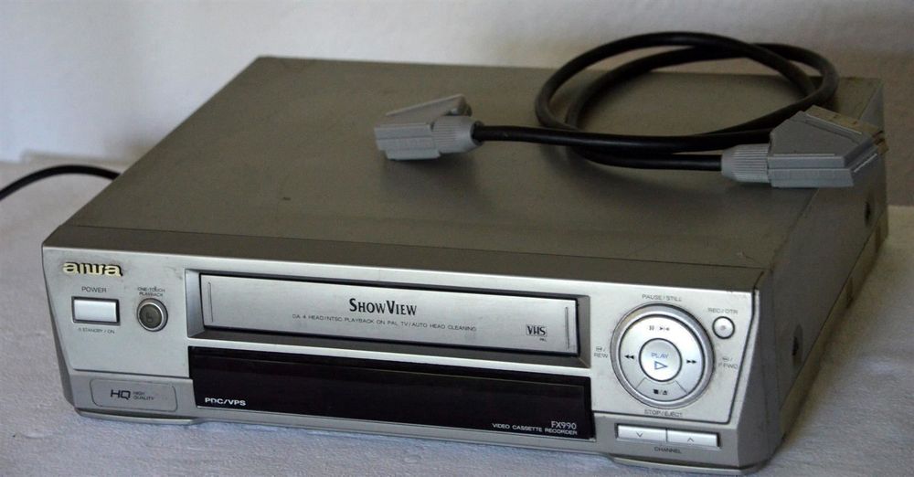 aiwa fx970 - reproductor de video vhs vintage a - Compra venta en  todocoleccion