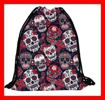 Badirucksack Rucksack Totenkopf Bunt Skull backpack Schädel
