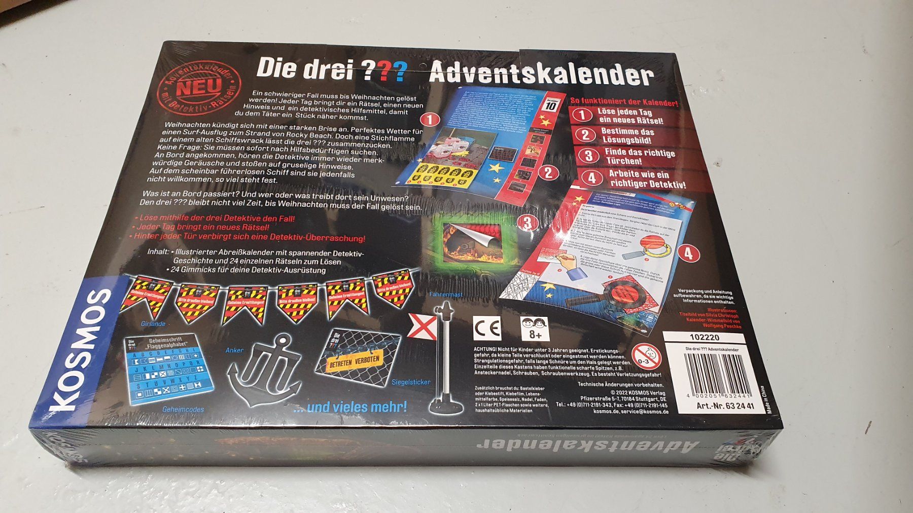 Kalender: KOSMOS - Die drei ??? - Adventskalender – Neu und originalverpackt aus Staufen von Fleby84 1