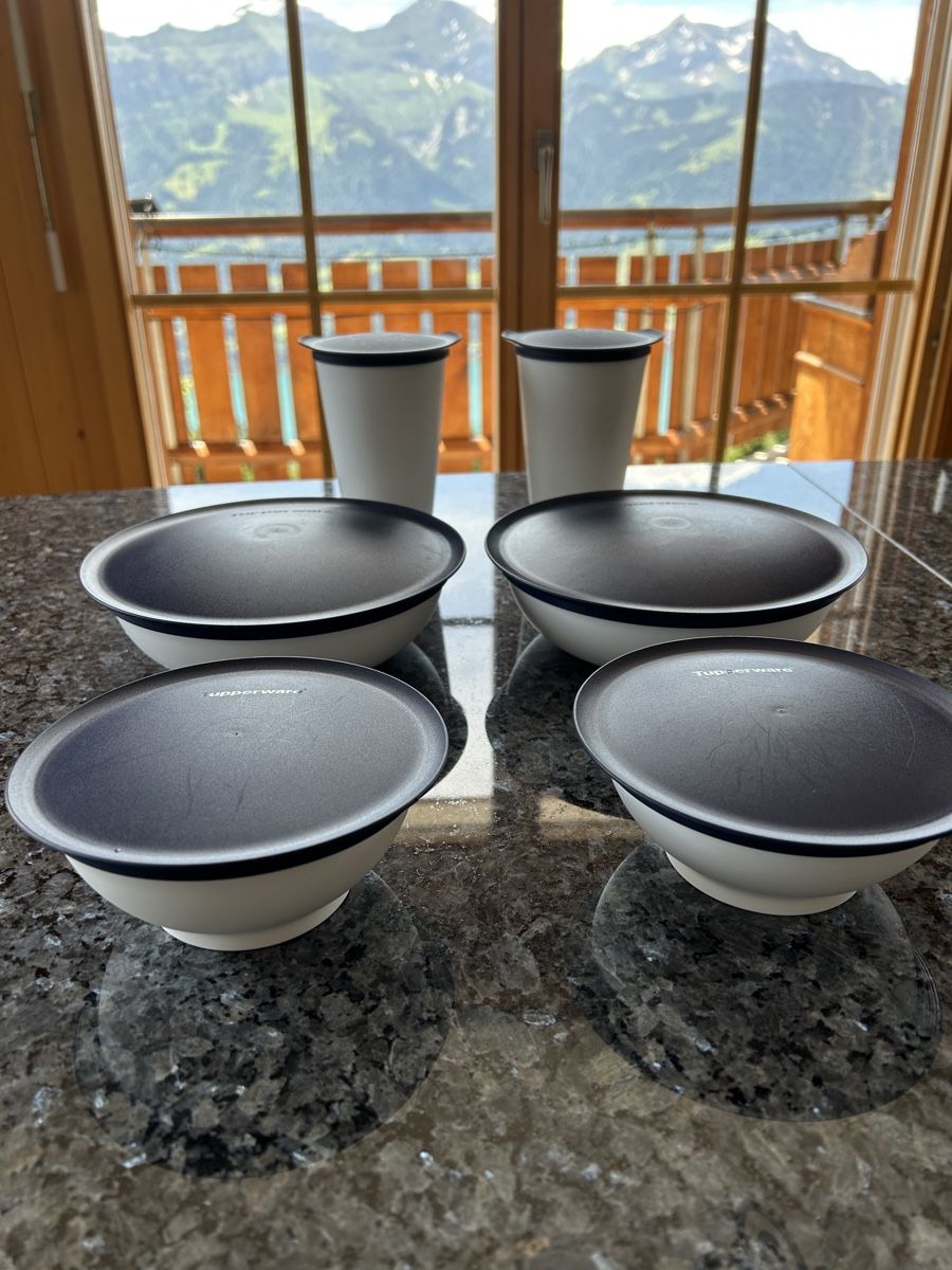 Coupes: 6-teiliges Tupperware Alegra Set  – D'occasion à Beatenberg par buy2you