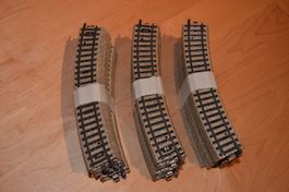 Märklin gebogenes Gleis 5100 - 30 Stück