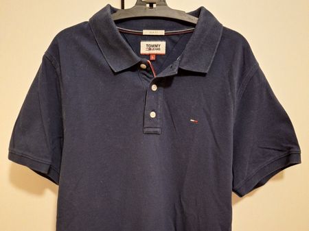 Polo Tommy Jeans blu, taglia L