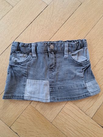 Mini Jeans Jupe von H&M, Grau, Grösse 80, Top Zustand!