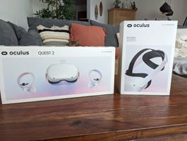 Oculus Quest 2 mit Quest 2 Elite Strap
