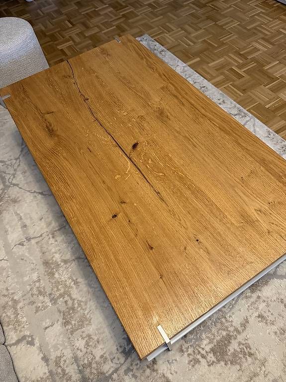 Tables: Salontisch Eiche massiv – D'occasion à Kriens par a.df 1