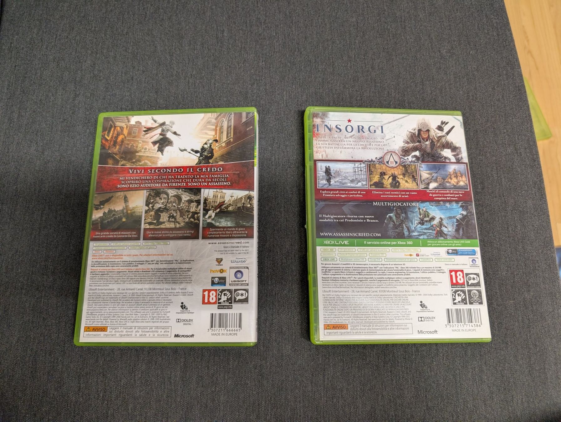 Giochi: Assassin's Creed II + III Microsoft Xbox 360 – Usato da Giubiasco venduto da Ticinerd 1
