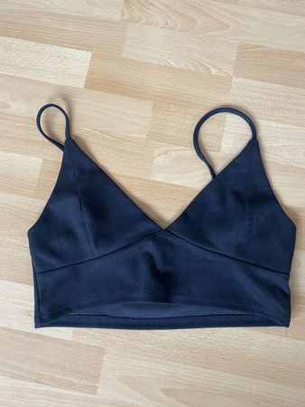 Schwarzes Top von Stradivarius, Grösse L