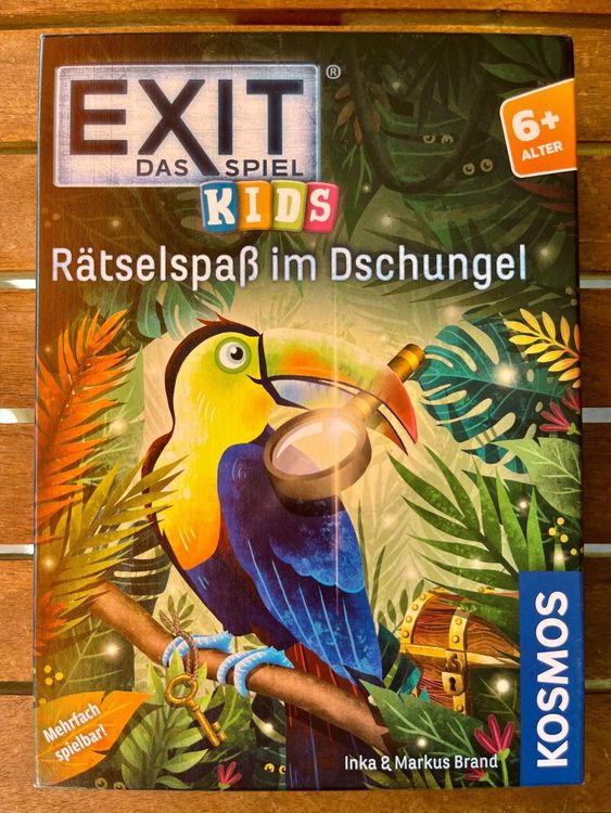 EXIT Kids – El Juego: Rompecabezas En La Selva – Escape Room Infantil A Partir De 5 Años, Rejugable Y Sin Destrucción