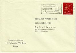 Brief, Biel 1943